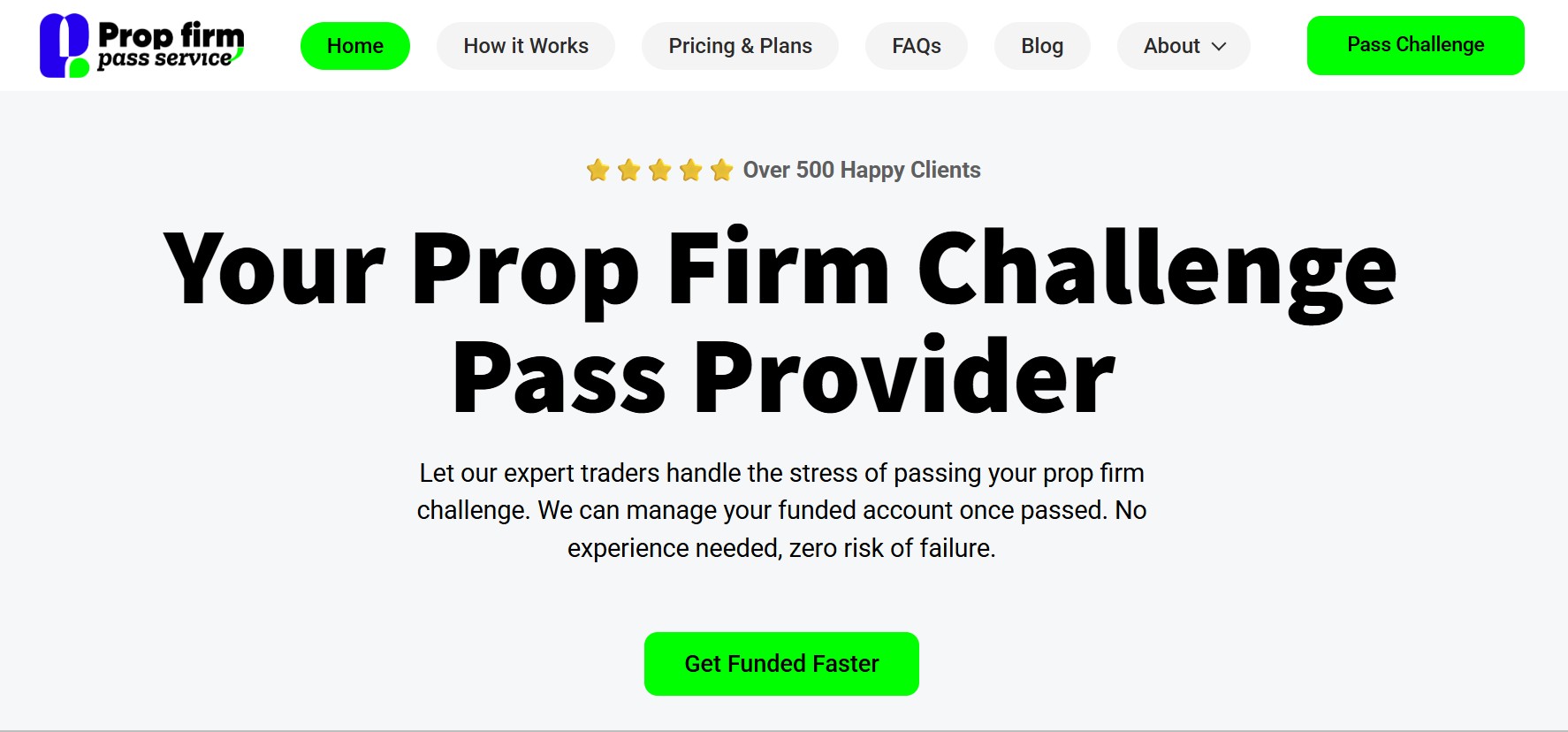 Prop Firm Passing Service Provider